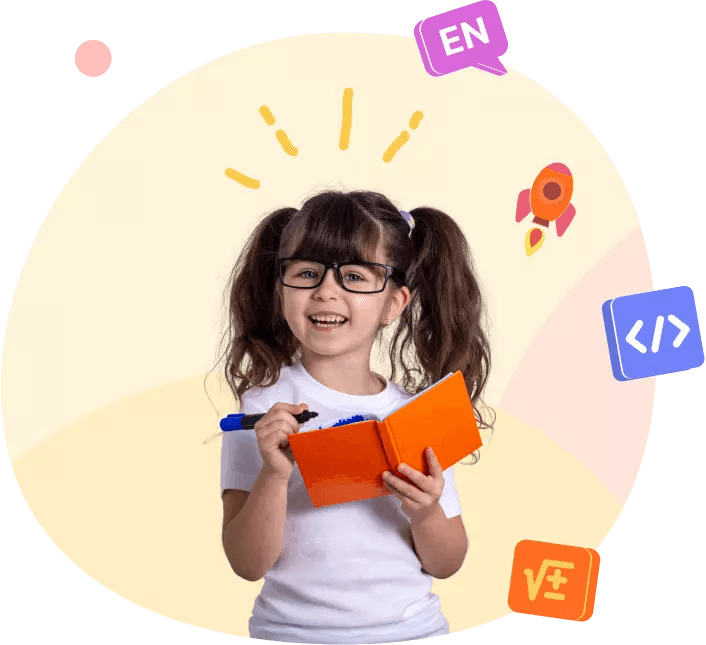 Student learning illustration